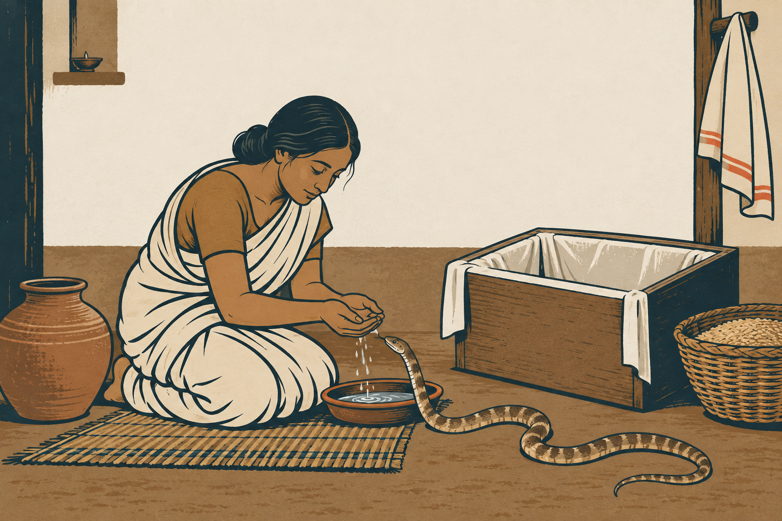 The Skin Left Behind — illustration