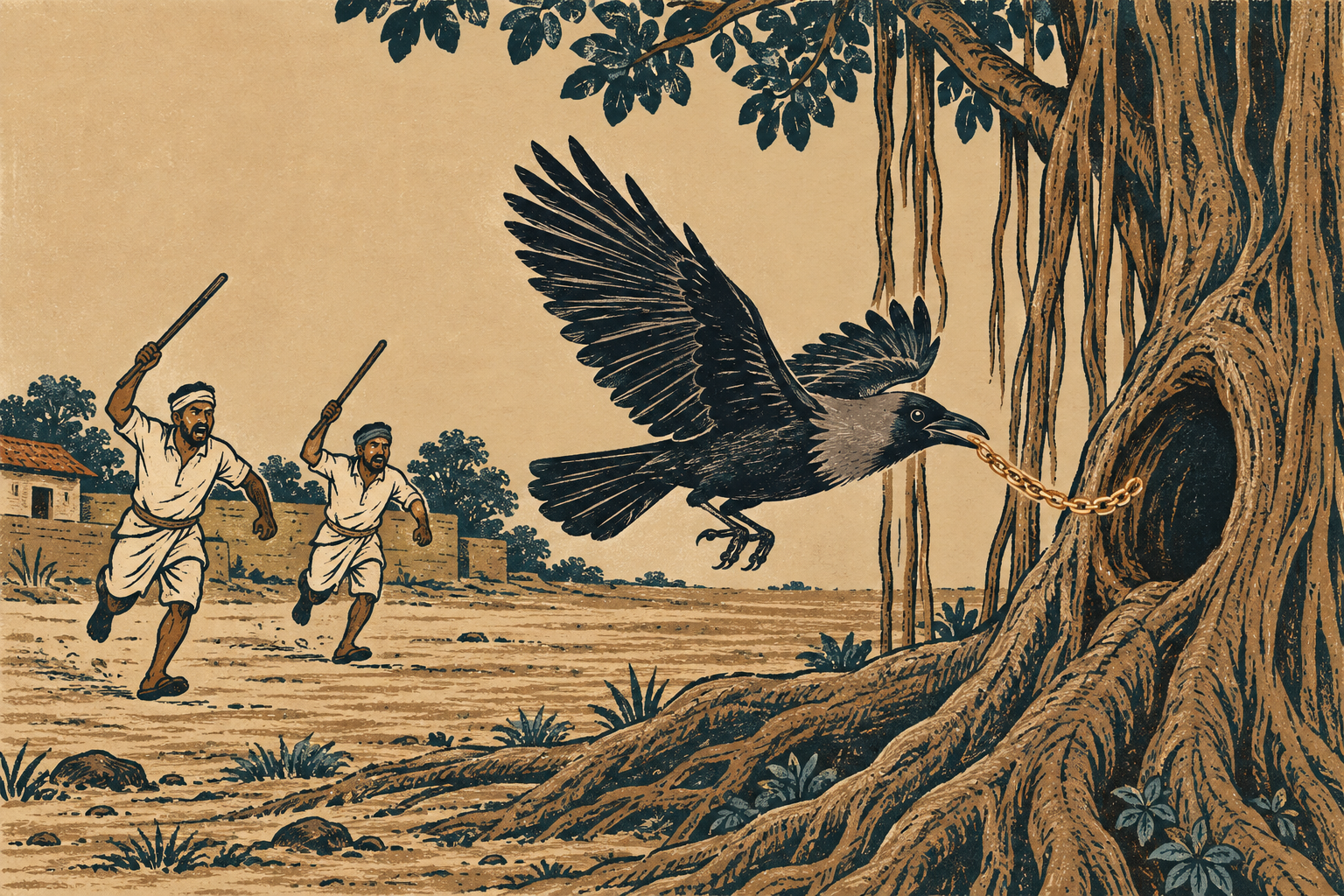 The Chain in the Hollow — illustration