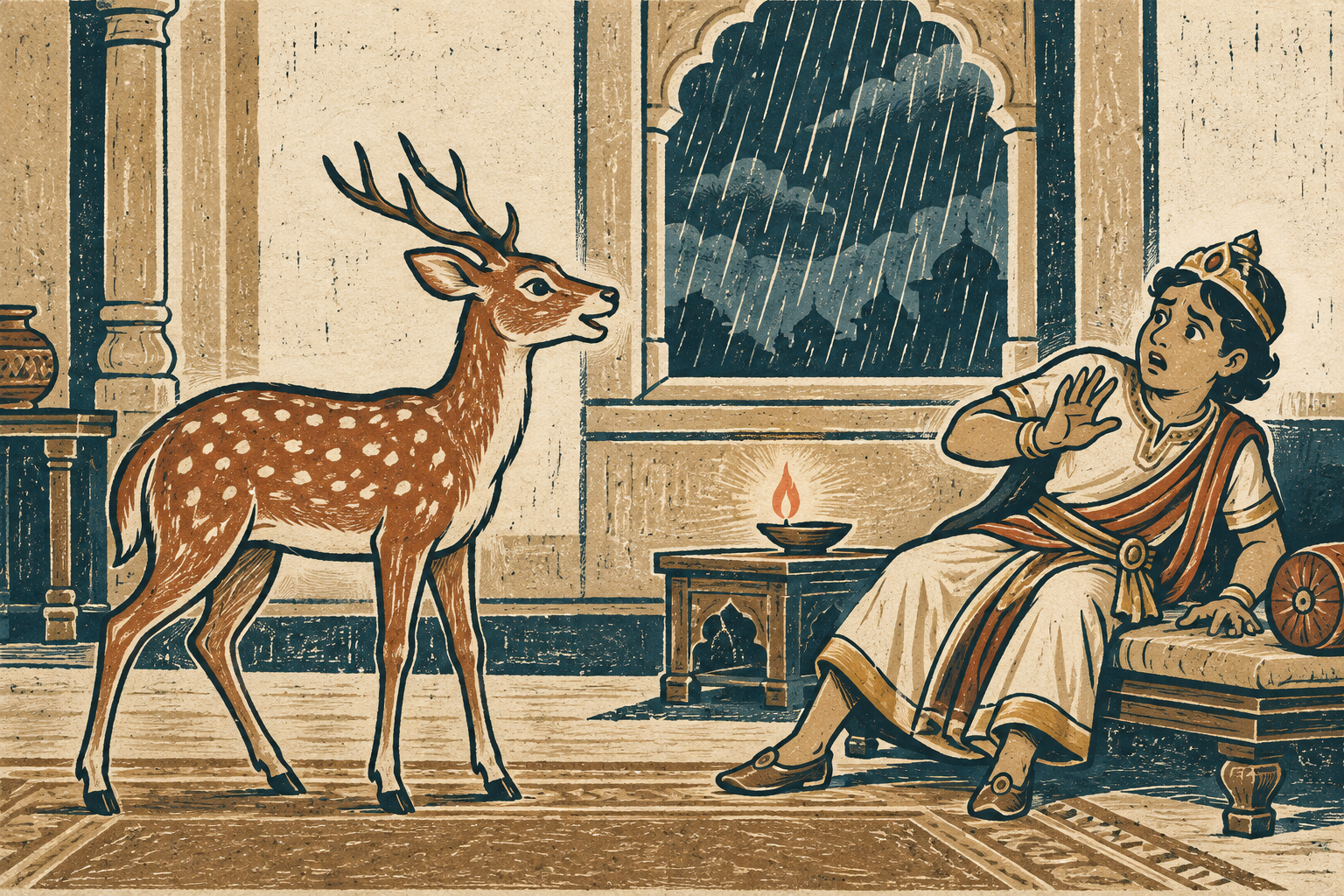 The Song That Scared a Prince — illustration