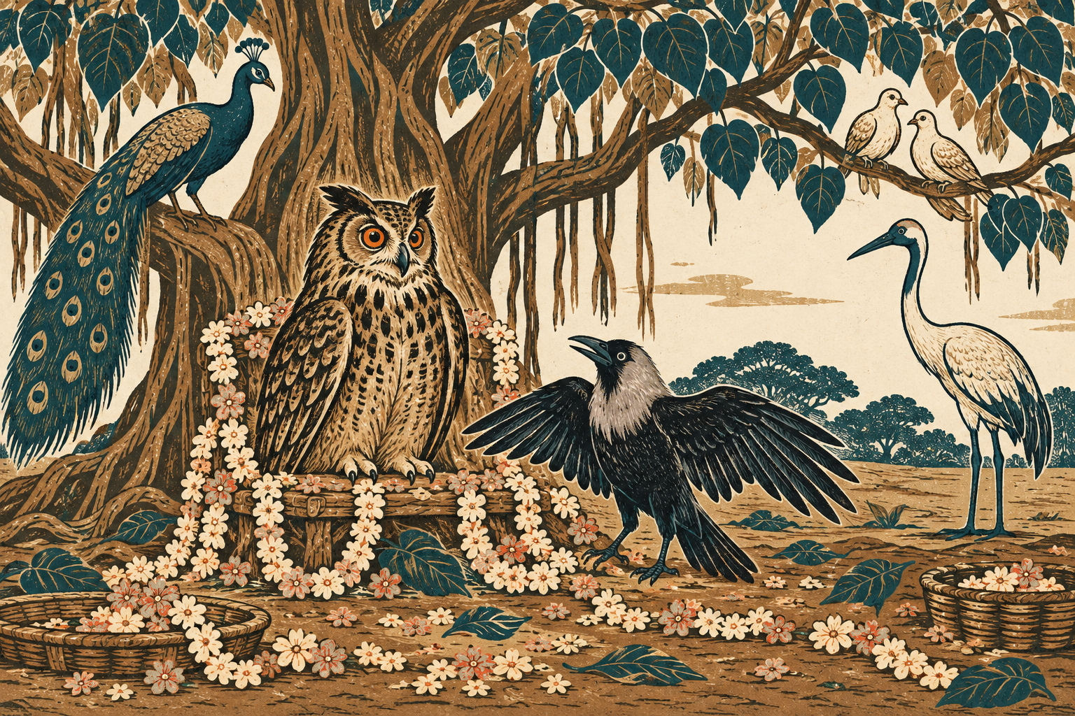 The Owl Who Almost Wore a Crown — illustration