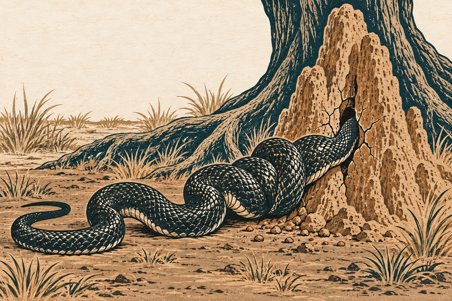 The Narrow Way Out — illustration
