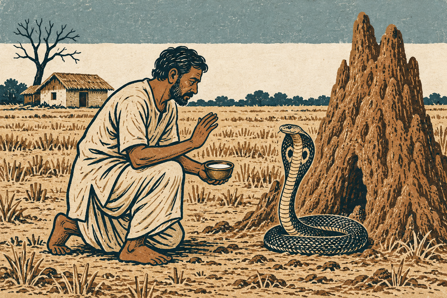 Milk for the Anthill — illustration