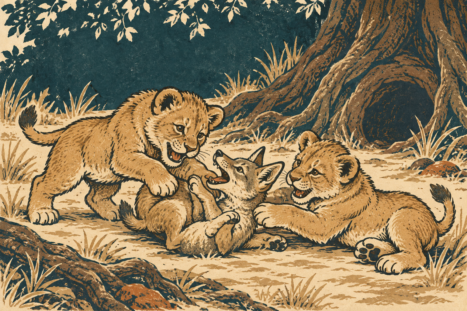 The Jackal's Warning — illustration
