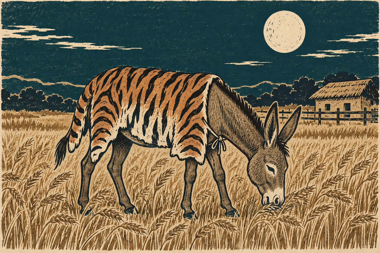 The Borrowed Stripes — illustration